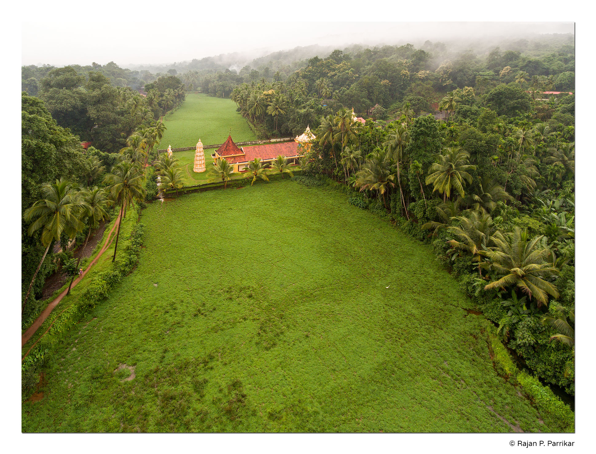 Anant-Temple-Drone-Savoi-Verem-Goa
