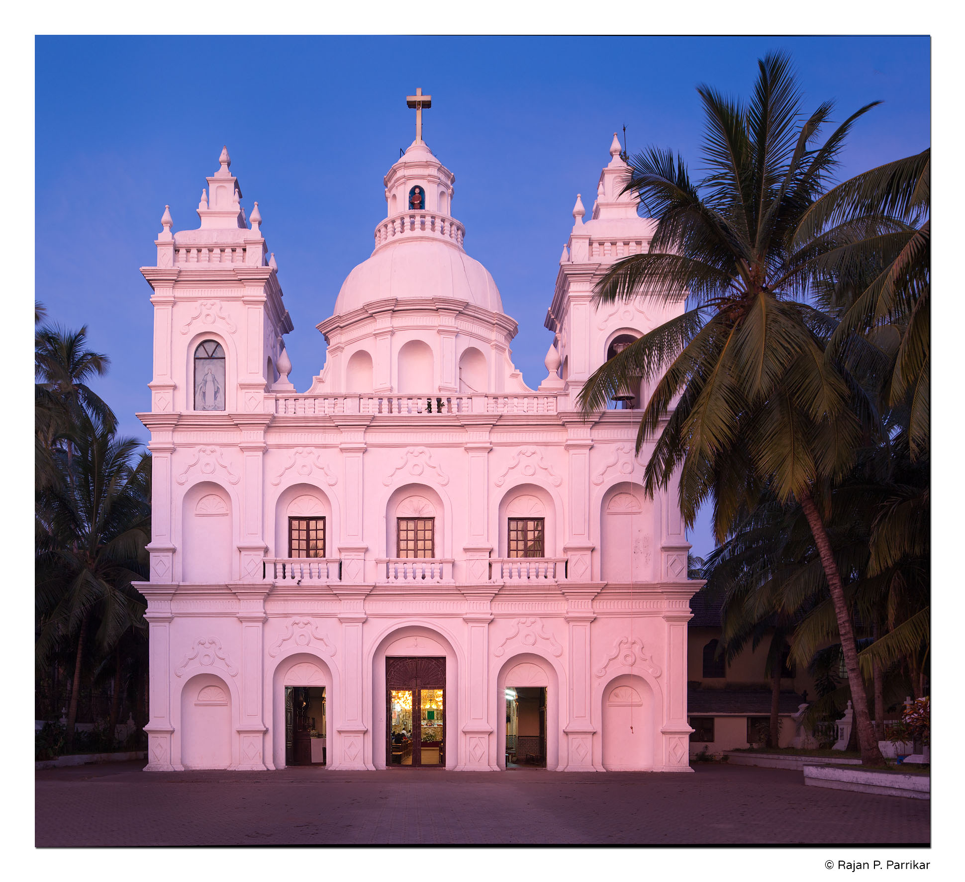 Calangute-St-Alex-Church-Morning-Goa
