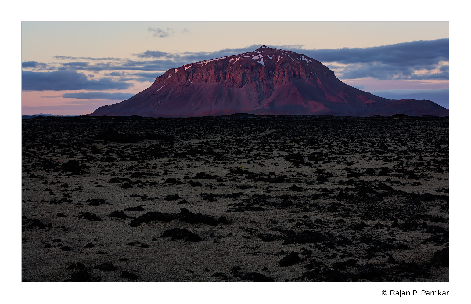 Herdubreid-Mountain-Sunset-Highlands-Iceland