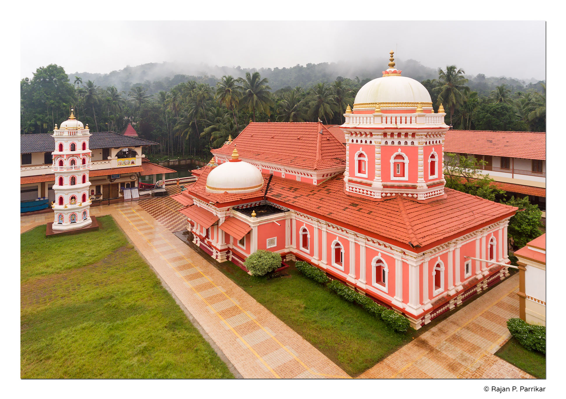 Nageshi-Temple-Aerial-Drone-Goa