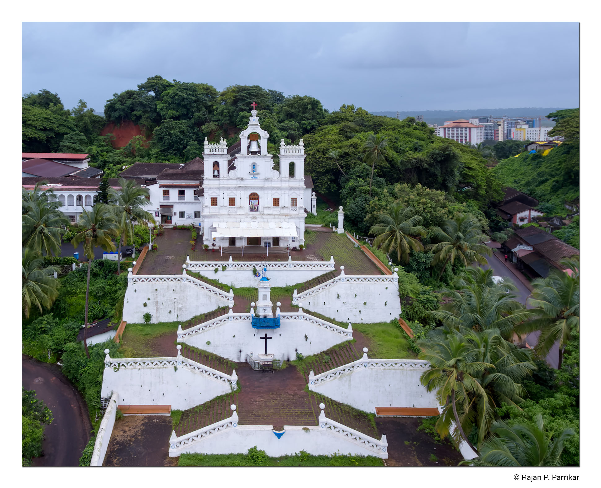 Panjim-Church-Aerial-Goa