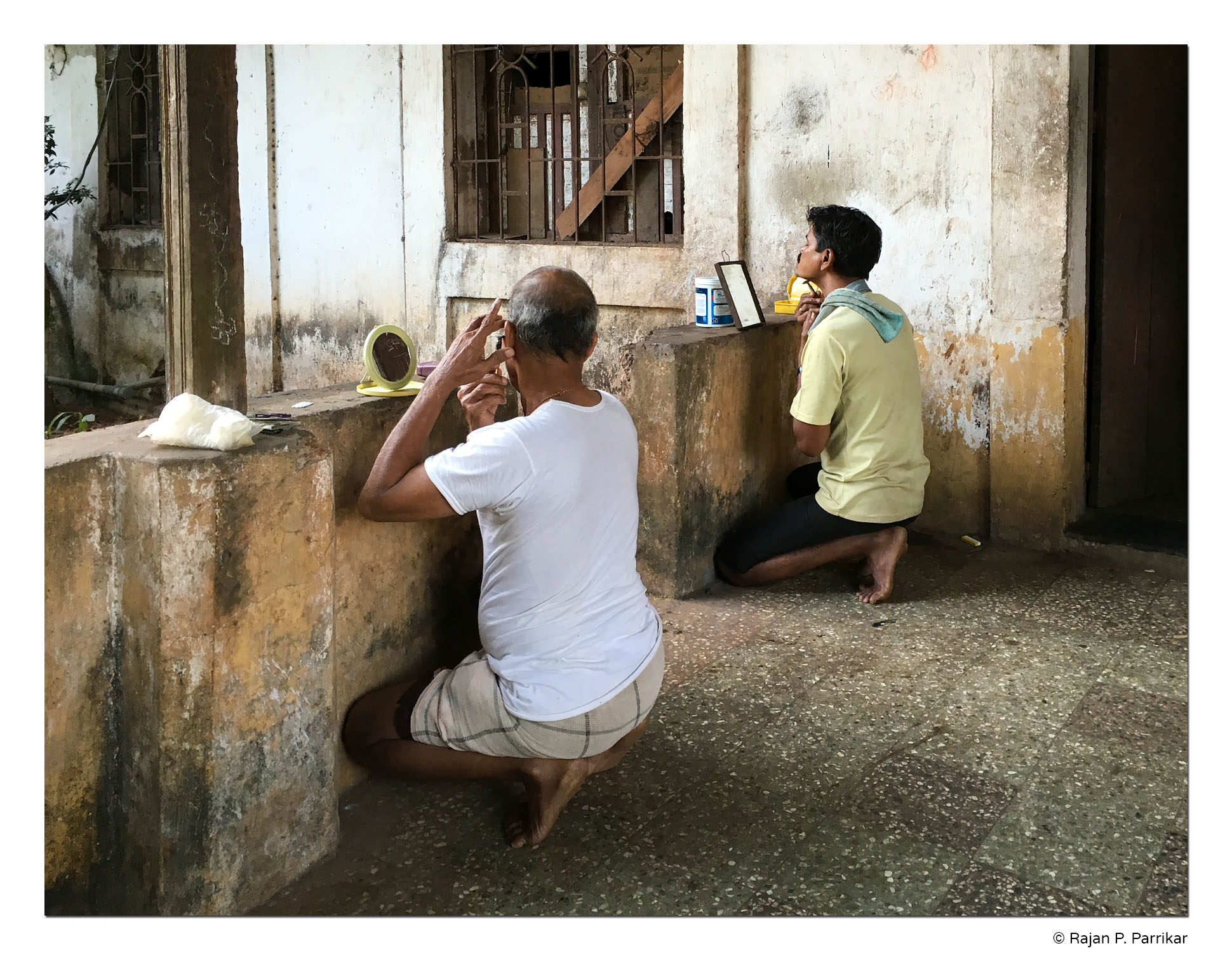 Panjim-Workers-Shaving-Goa
