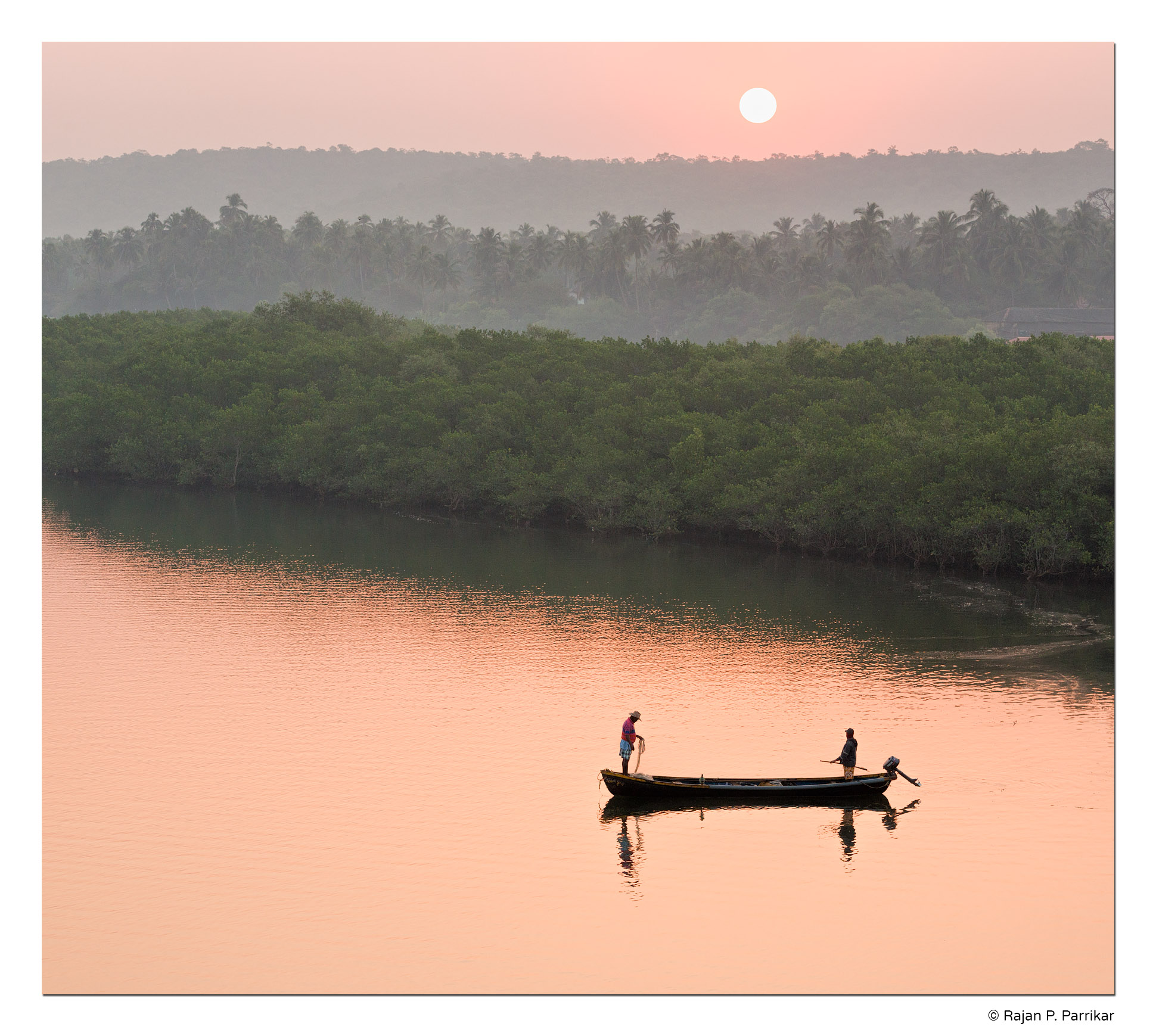 Siolim-Fishermen-Boat-Sunrise-Goa