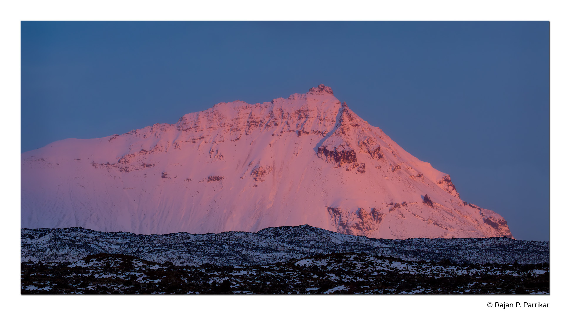 Stapafell-Snaefellsnes-Alpenglow-Iceland
