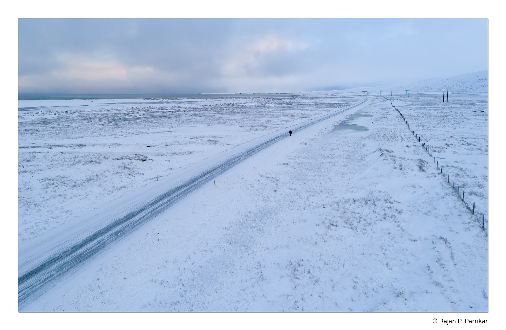 Thistilfjordur-Lone-Walker-Winter-Iceland